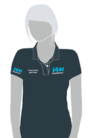 Picture of IAM RoadSmart Branded Polo Shirt (Charcoal - Female - 16)
