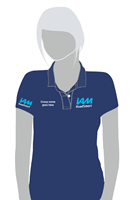 Picture of IAM RoadSmart Branded Polo Shirt (Navy - Female - 18).
