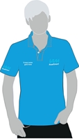 Picture of IAM Roadsmart Unisex Polo Shirt Bright Blue XLarge.
