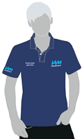 Picture of IAM RoadSmart Branded Polo Shirt (Navy - Male - L).